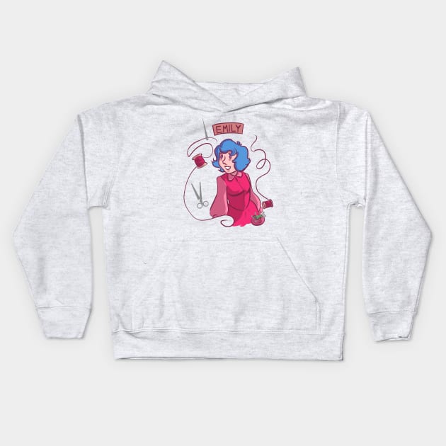 emily Kids Hoodie by inkpocket